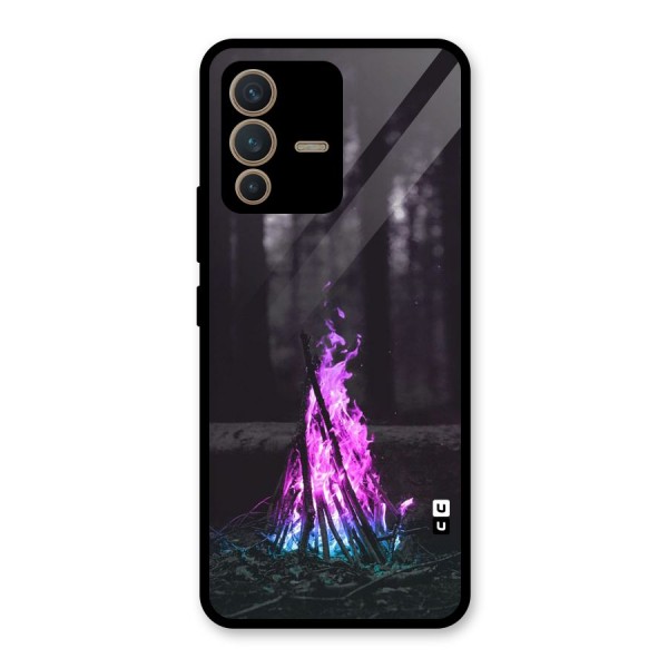 Wild Fire Glass Back Case for Vivo V23 5G