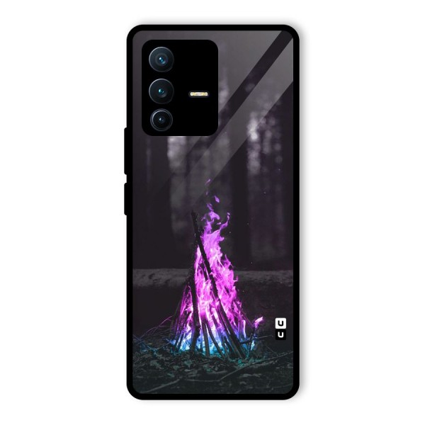 Wild Fire Glass Back Case for Vivo V23 Pro