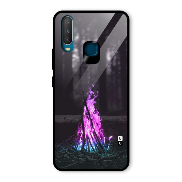 Wild Fire Glass Back Case for Vivo Y12