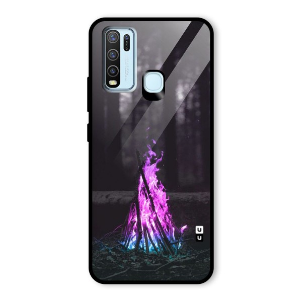 Wild Fire Glass Back Case for Vivo Y30