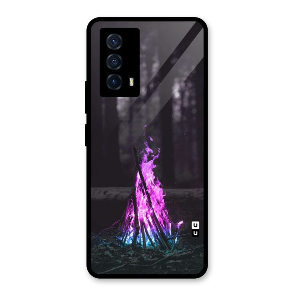 Wild Fire Glass Back Case for Vivo iQOO Z5