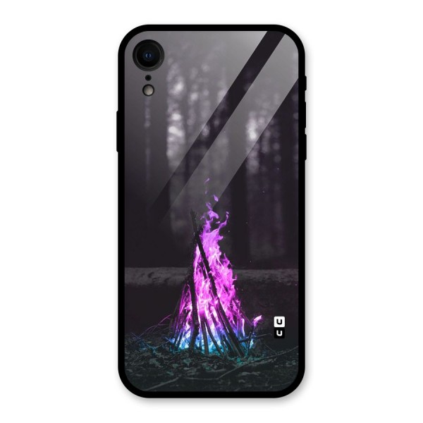 Wild Fire Glass Back Case for XR