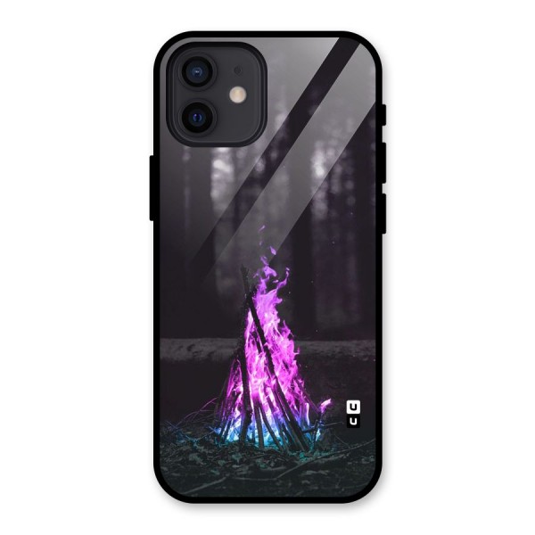 Wild Fire Glass Back Case for iPhone 12