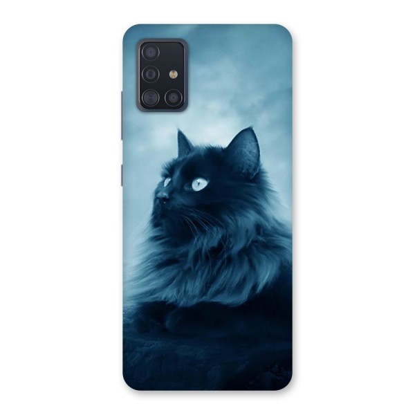 Wild Forest Cat Back Case for Galaxy A51