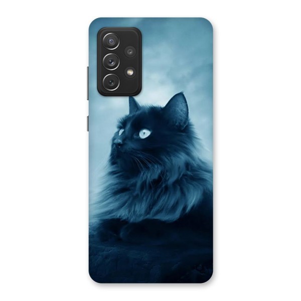 Wild Forest Cat Back Case for Galaxy A72