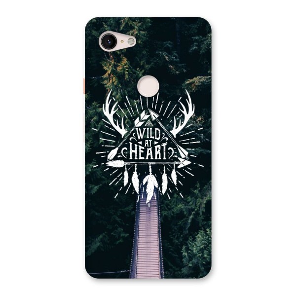 Wild Heart Back Case for Google Pixel 3 XL