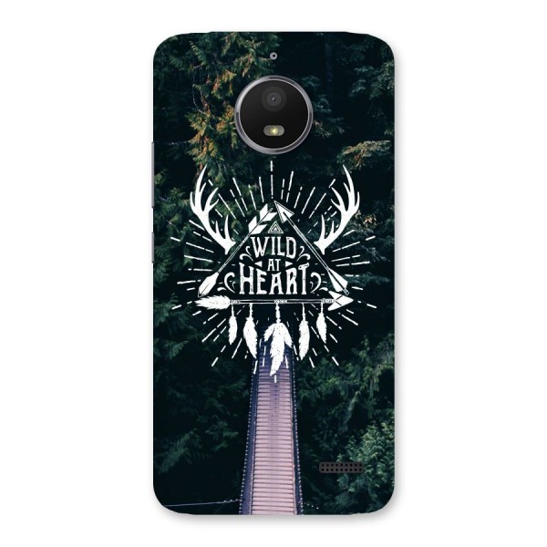 Wild Heart Back Case for Moto E4