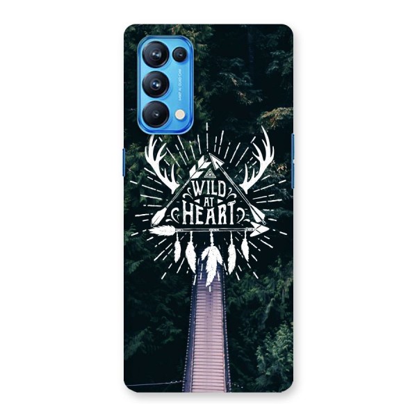 Wild Heart Back Case for Oppo Reno5 Pro 5G