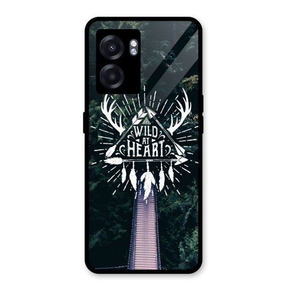 Wild Heart Glass Back Case for Oppo K10 (5G)