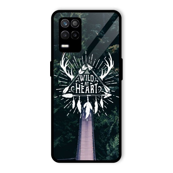 Wild Heart Glass Back Case for Realme 9 5G