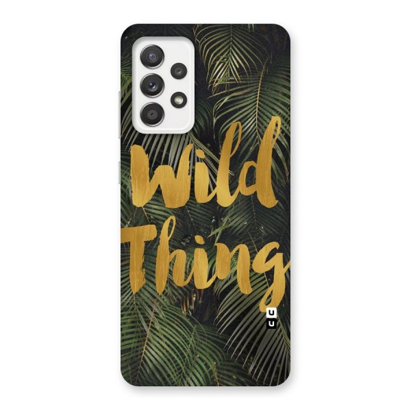 Wild Leaf Thing Back Case for Galaxy A52