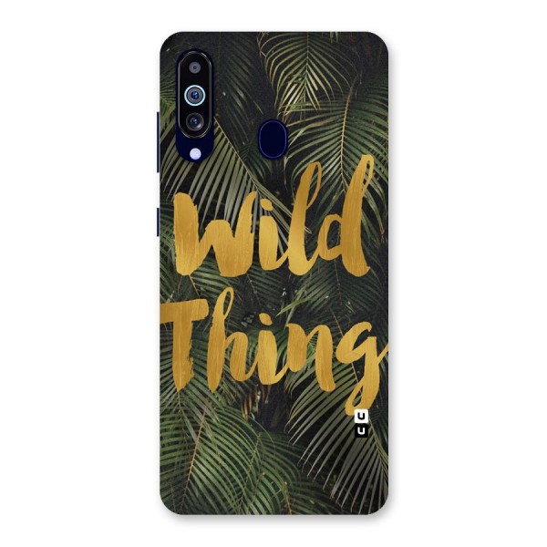 Wild Leaf Thing Back Case for Galaxy A60