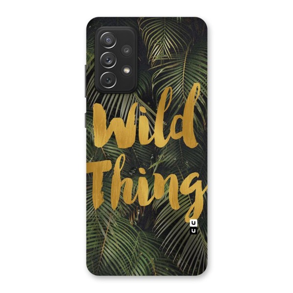 Wild Leaf Thing Back Case for Galaxy A72