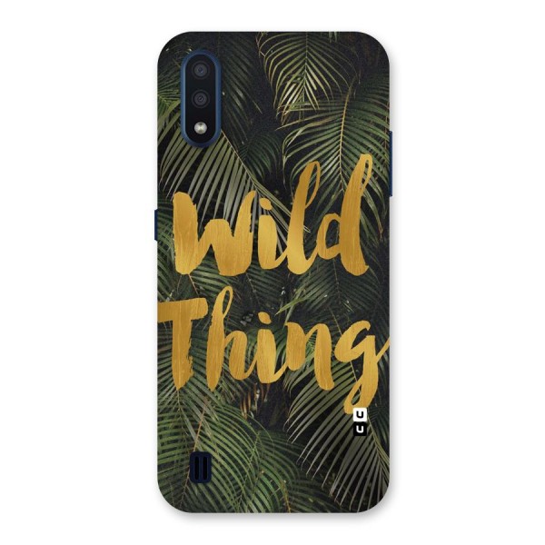 Wild Leaf Thing Back Case for Galaxy M01