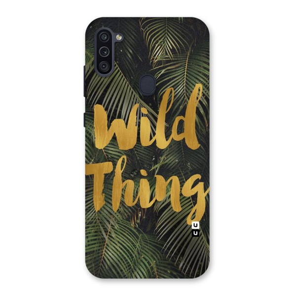 Wild Leaf Thing Back Case for Galaxy M11