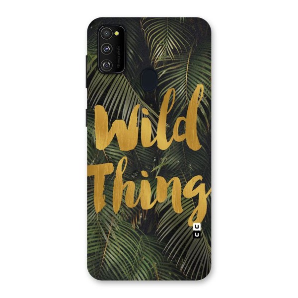 Wild Leaf Thing Back Case for Galaxy M21