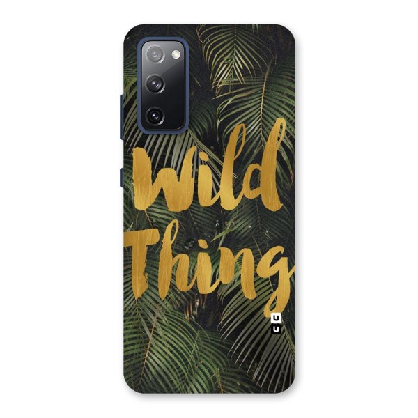 Wild Leaf Thing Back Case for Galaxy S20 FE