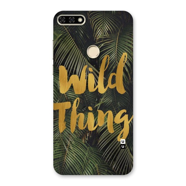 Wild Leaf Thing Back Case for Honor 7A