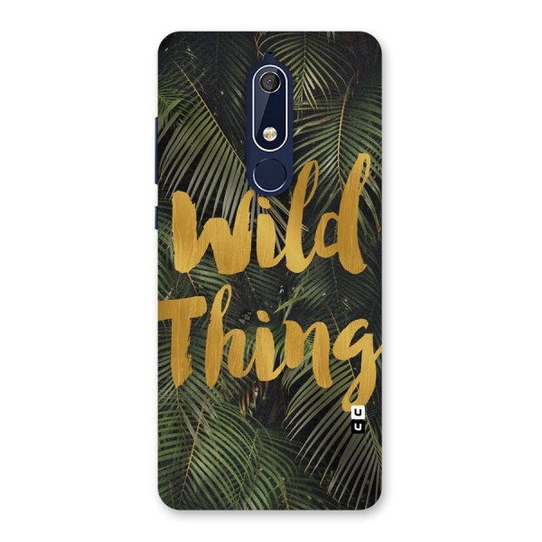 Wild Leaf Thing Back Case for Nokia 5.1