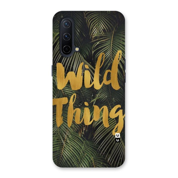 Wild Leaf Thing Back Case for OnePlus Nord CE 5G