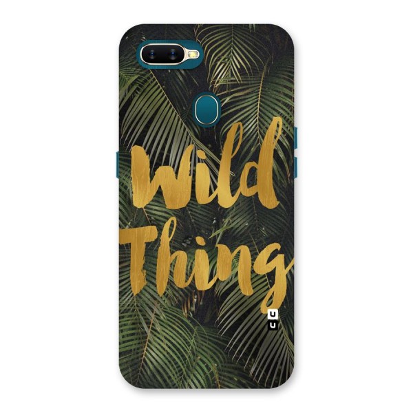 Wild Leaf Thing Back Case for Oppo A11k