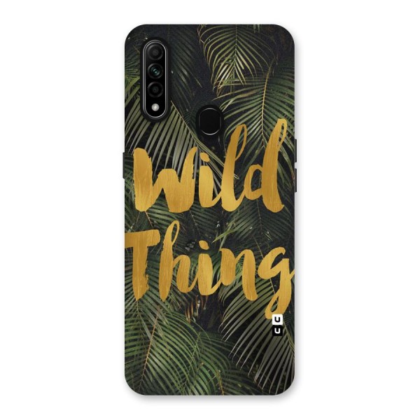 Wild Leaf Thing Back Case for Oppo A31