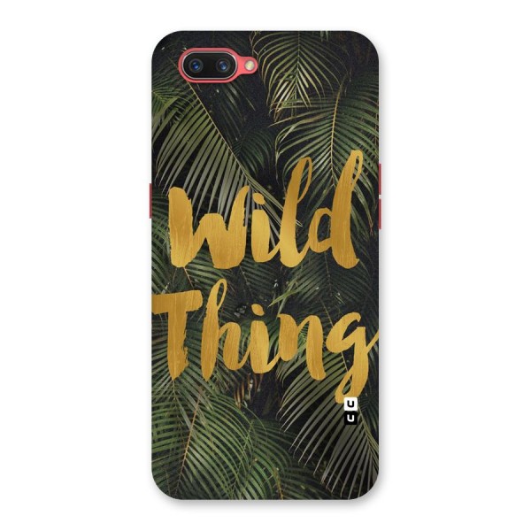 Wild Leaf Thing Back Case for Oppo A3s