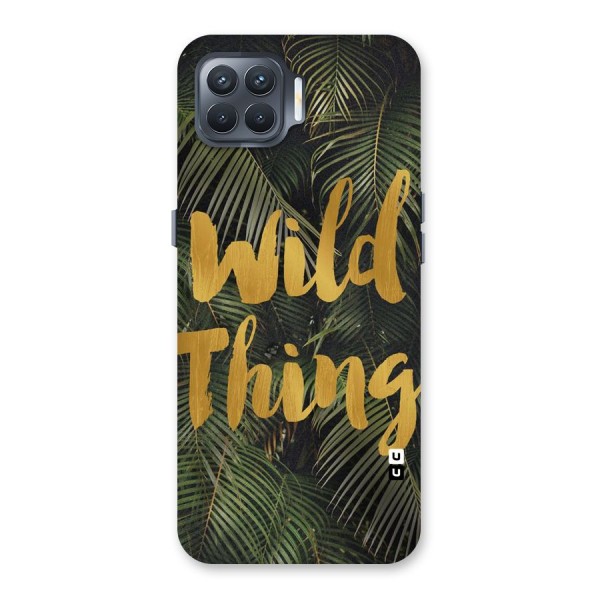 Wild Leaf Thing Back Case for Oppo F17 Pro