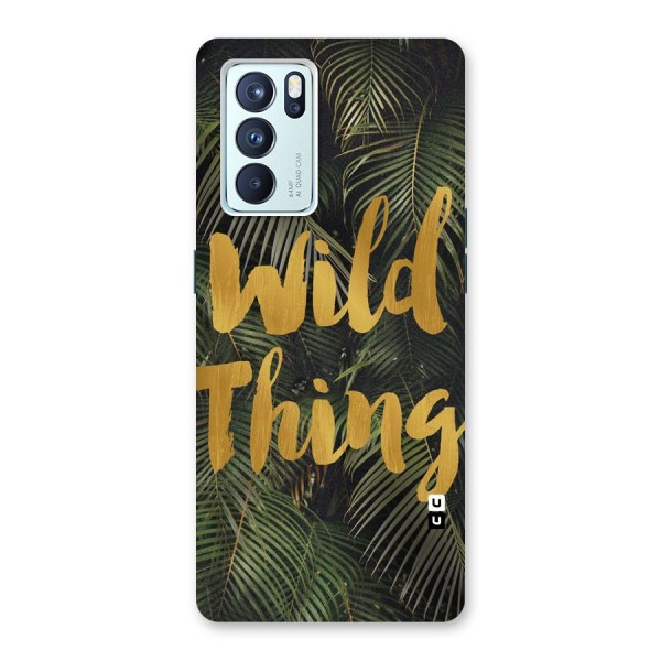 Wild Leaf Thing Back Case for Oppo Reno6 Pro 5G