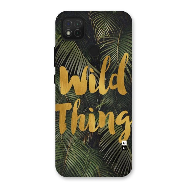 Wild Leaf Thing Back Case for Redmi 9