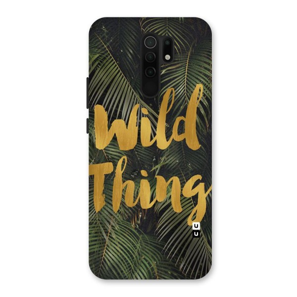 Wild Leaf Thing Back Case for Redmi 9 Prime