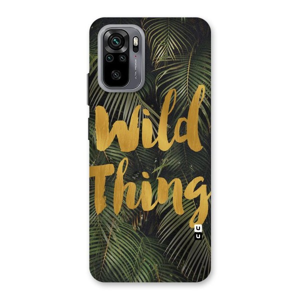 Wild Leaf Thing Back Case for Redmi Note 10