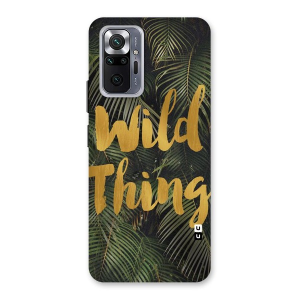 Wild Leaf Thing Back Case for Redmi Note 10 Pro