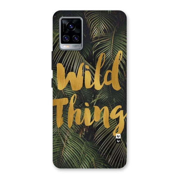 Wild Leaf Thing Back Case for Vivo V20 Pro