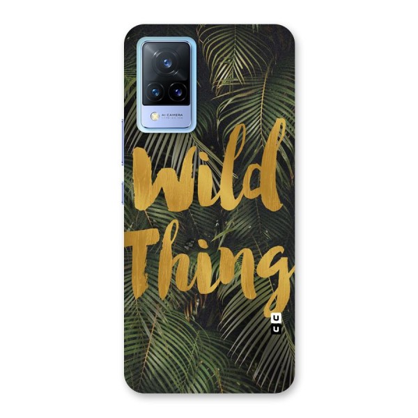 Wild Leaf Thing Back Case for Vivo V21 5G