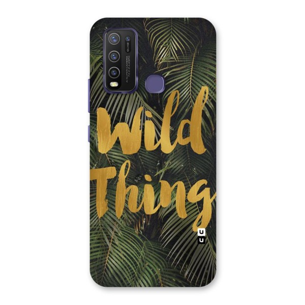 Wild Leaf Thing Back Case for Vivo Y30