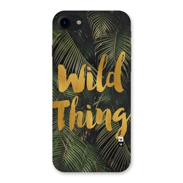 Wild Leaf Thing Back Case for iPhone SE 2020