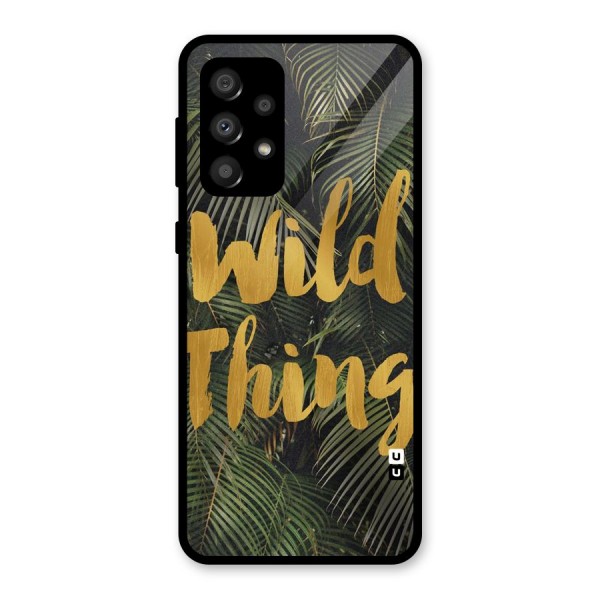 Wild Leaf Thing Glass Back Case for Galaxy A32