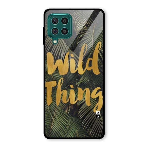 Wild Leaf Thing Glass Back Case for Galaxy F62