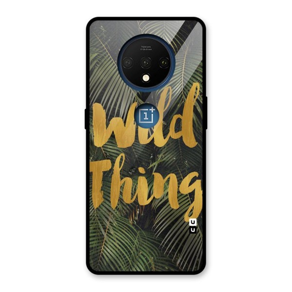 Wild Leaf Thing Glass Back Case for OnePlus 7T