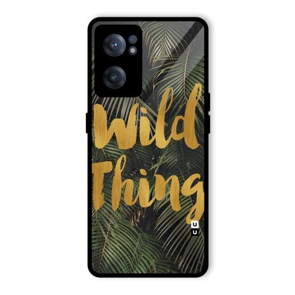 Wild Leaf Thing Glass Back Case for OnePlus Nord CE 2 5G