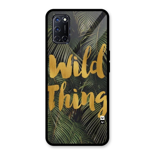 Wild Leaf Thing Glass Back Case for Oppo A52