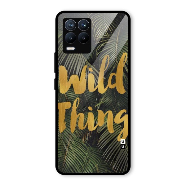 Wild Leaf Thing Glass Back Case for Realme 8