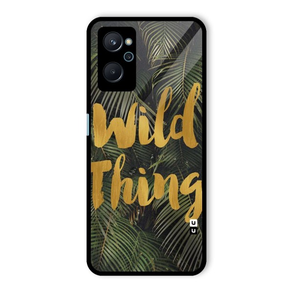 Wild Leaf Thing Glass Back Case for Realme 9i