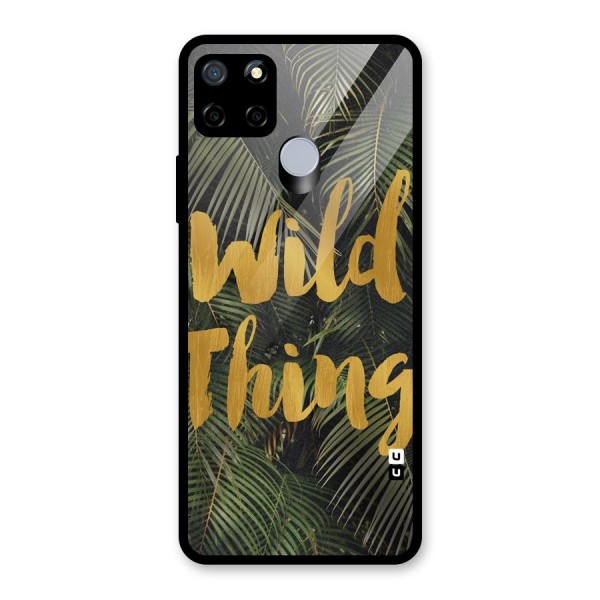 Wild Leaf Thing Glass Back Case for Realme C15