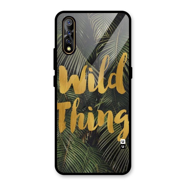 Wild Leaf Thing Glass Back Case for Vivo Z1x