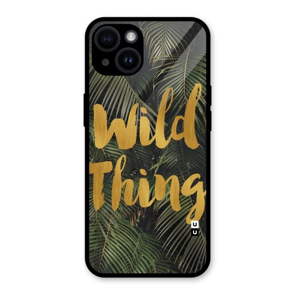 Wild Leaf Thing Glass Back Case for iPhone 14