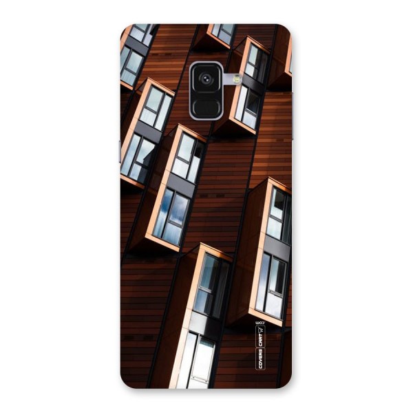 Window Abstract Back Case for Galaxy A8 Plus