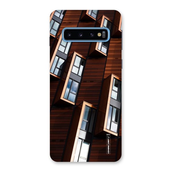 Window Abstract Back Case for Galaxy S10