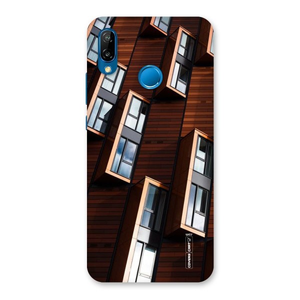 Window Abstract Back Case for Huawei P20 Lite